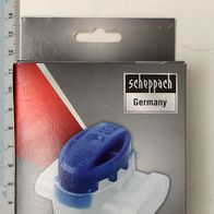 Ein Kabelverbinder für Rasenmähroboter von Scheppach, gezeigt von der Seite.