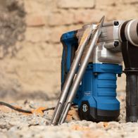 Scheppach Bohrhammer DH1600Max mit SDS-Max-Bohrstange und Werkzeuggriff