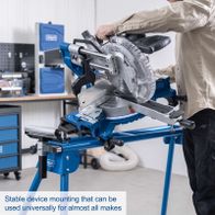 Stable device mounting, universally suitable for almost all makes. Height 845 mm, extension 1.16 – 2.0 m, load capacity 250 kg.