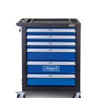 Scheppach-Werkzeugschrank mit verschließbaren Schubladen für den Werkstattwagen TW1150