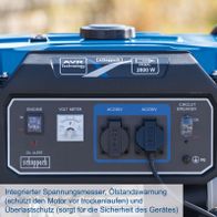 Integrierter Spannungsmesser und Ölstandswarnung für Motorüberhitzungsschutz, Überlastschutz für Gerätesicherheit