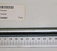 Triebwelle RD 15x446 von Scheppach, gezeigt von der Seite auf weißem Hintergrund.