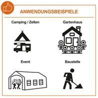 Der Inverter Stromerzeuger IX-IVG-3500 IXES eignet sich für Camping, Gartenhäuser, Events und Baustellen. Er ist leise und zuverlässig, ideal für den mobilen Einsatz.