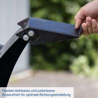 Flexibles Dreh- und Justierrohr für präzise Ausrichtung des Auswurfsystems