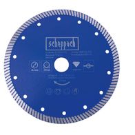 Scheppach-Diamant-Trennscheibe mit 200 mm Durchmesser und 25,4 mm Stärke für präzise Schnitte