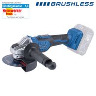 Brushless-Akku-Winkelschleifer Scheppach mit digitaler Anzeige und ergonomischem Griff