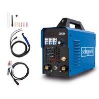 Das Schweißgerät WIG2000-Multi von Scheppach bietet Pulsfunktion und unterstützt 2- und 4-Takt Schweißen mit bis zu 200A.