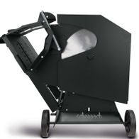 Wippsäge WOX D700 Black Edition von Scheppach, frontal von links oben.