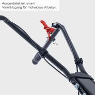 Vorwärtsgang für müheloses Arbeiten mit der Scheppach-Motorhacke