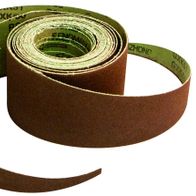 Scheppach Schleifband L 2400 x B 77 mm K 80, von oben fotografiert.