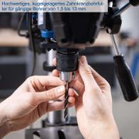 Kugellagerbohrfutter für präzise Bohrungen im Scheppach-Tischbohrmaschinenfutter (1,5–13 mm)