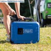 Scheppach-Inverter-Stromerzeuger SG2500i mit Seilzug-Startmechanismus für leichte Bedienung