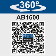 Abbruchhammer AB1600 mit 360°-Rotation, inkl. Spitz- und Flachmeißel, 50J Schlagkraft, 1600W Leistung, Anti-Vibrations-System.