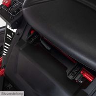 Sitzverstellung mit Höhenregulierung für Akku-Aufsitzrasenmäher, Anzeige für 38–114 mm