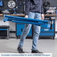 Kompatibles Leichtbaugestell für einfachen Transport mit praktischer Traglastunterlage