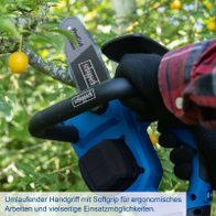 Ergonomischer, umlaufender Handgriff mit Softgrip für bequemes Arbeiten