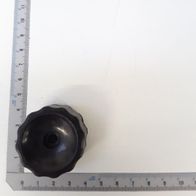 Scheppach-Drehknopf mit gewölbtem Rand, Detailansicht