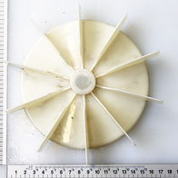 Scheppach Lüfterrad (Fensterlüfter), kreisförmiges Rad mit radialen Flügeln