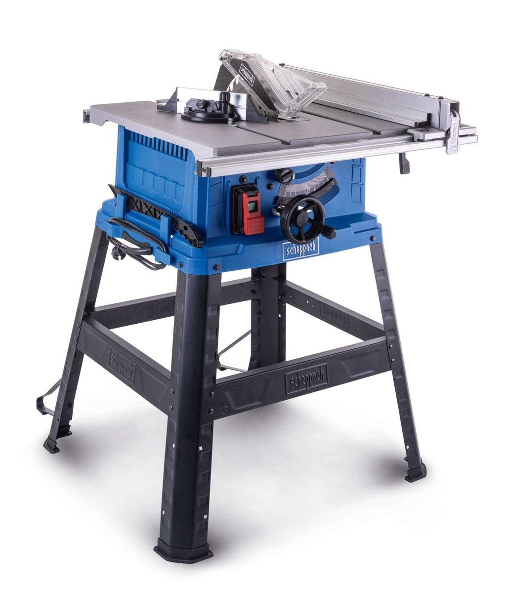 Scheppach Tischkreissäge HS105 mit Standfuß und Arbeitsplatte