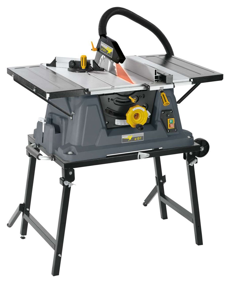 Tischkreissäge ST 10 L² Woodster Südafrika - 230V 50Hz 1800W, Ansicht von schräg vorne.