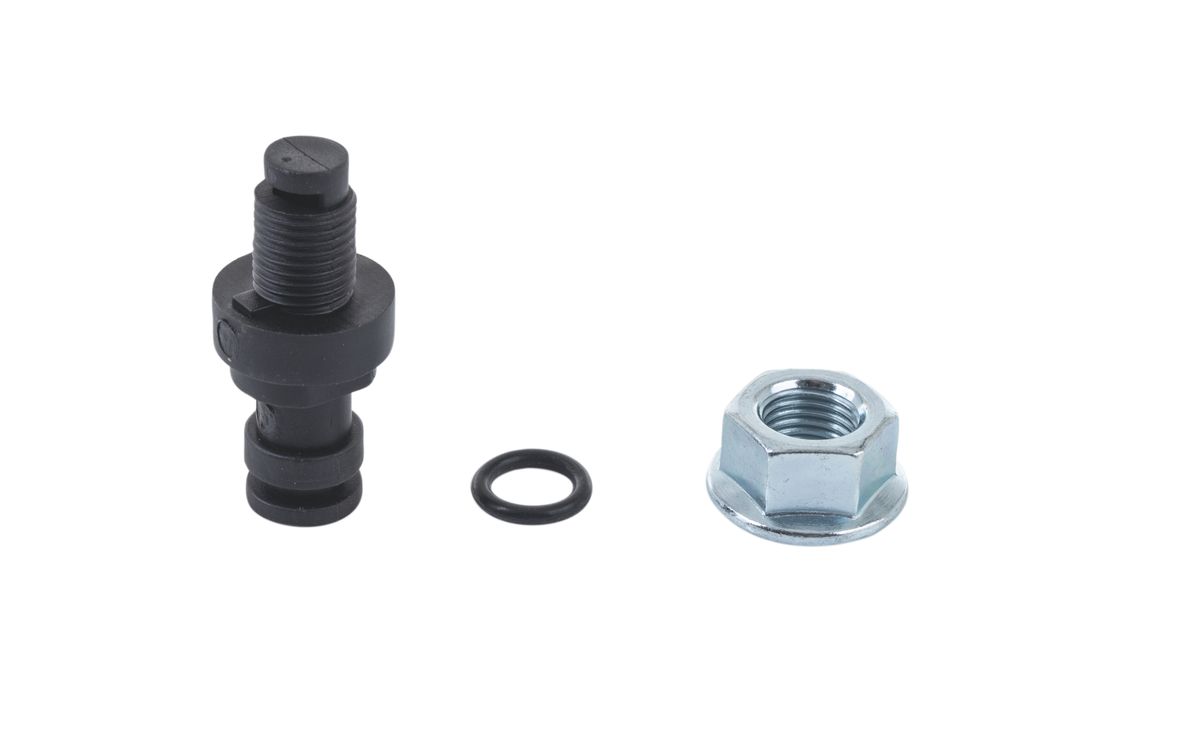 Wasserschlauchanschluss mit O-Ring und Sperrzahnmutter für M14x1,5-Gewinde