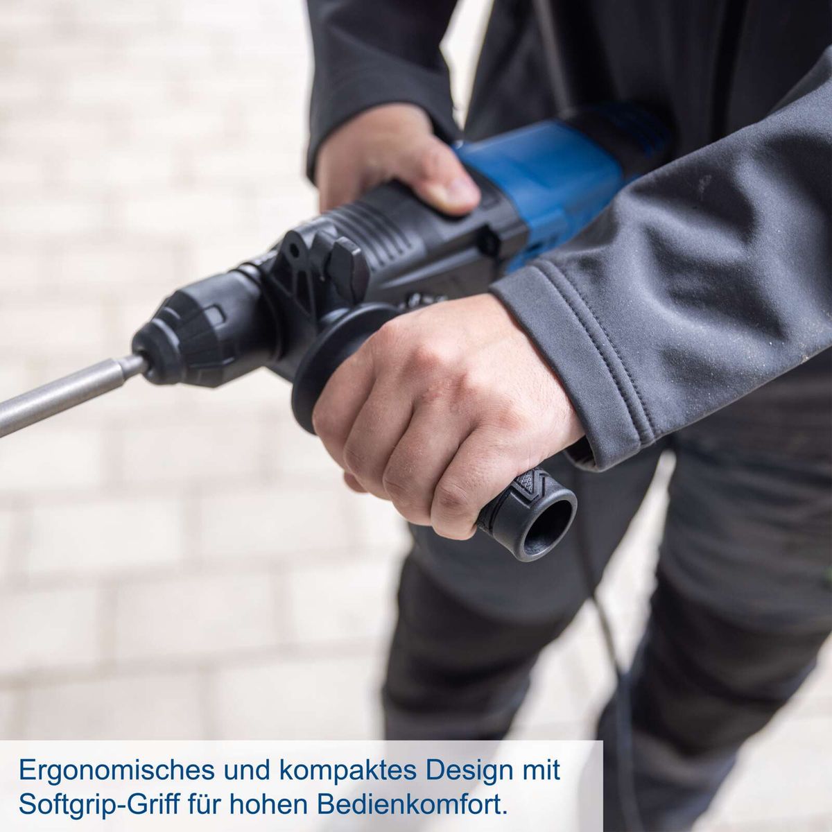 Ergonomisches und kompaktes Design mit Softgrip-Griff für hohen Bedienkomfort bei Werkzeugen