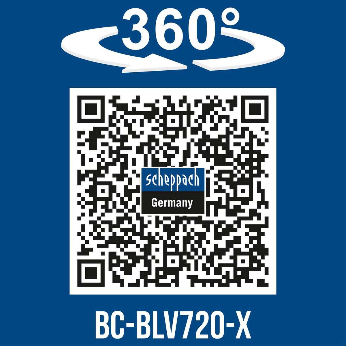 360°-Drehfunktion für einfache Bedienung des Akku-Laubsaugers/-bläsers