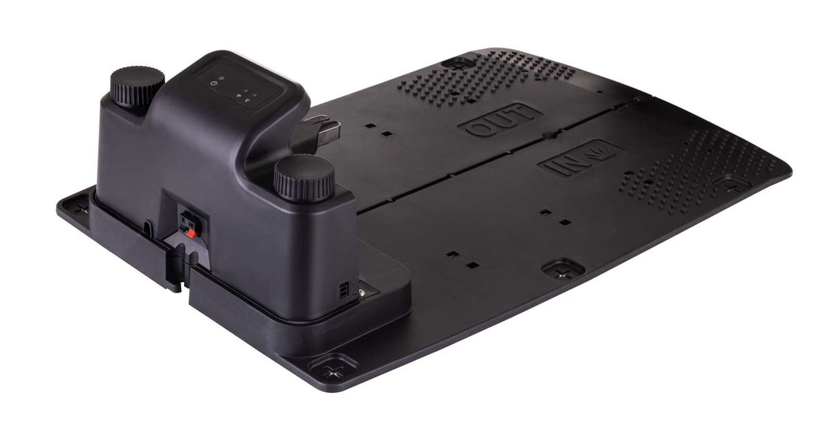 Ladestation LS-PX-2000-20Li von Scheppach, Ansicht von schräg oben.