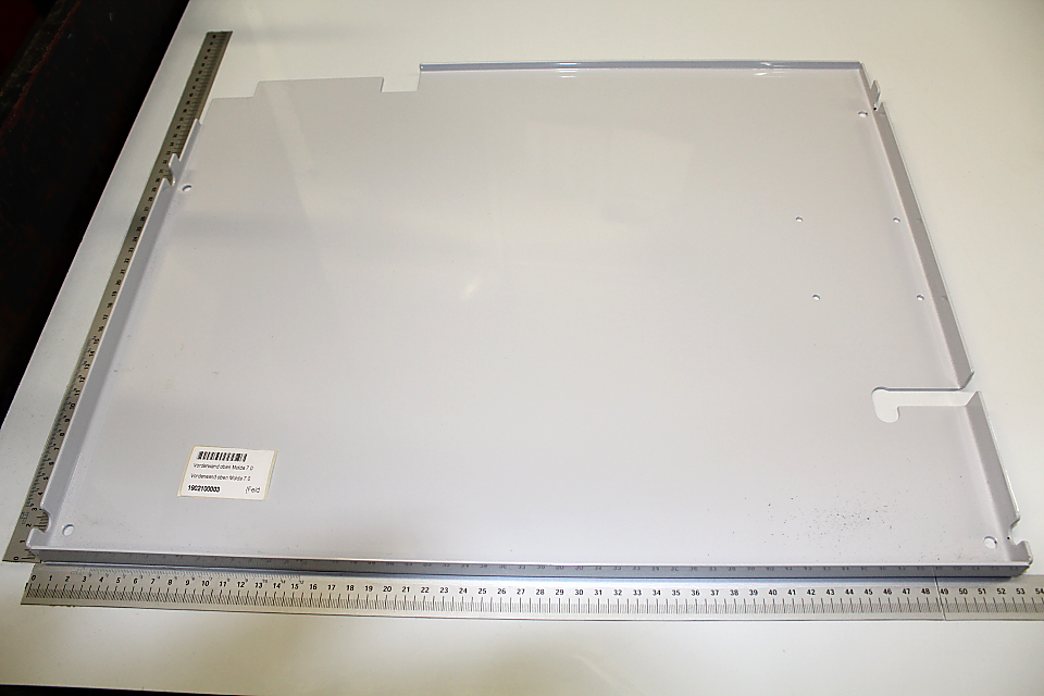 Scheppach-Vorderwandteil (Molda 7.0) mit Markierungen und Messskala