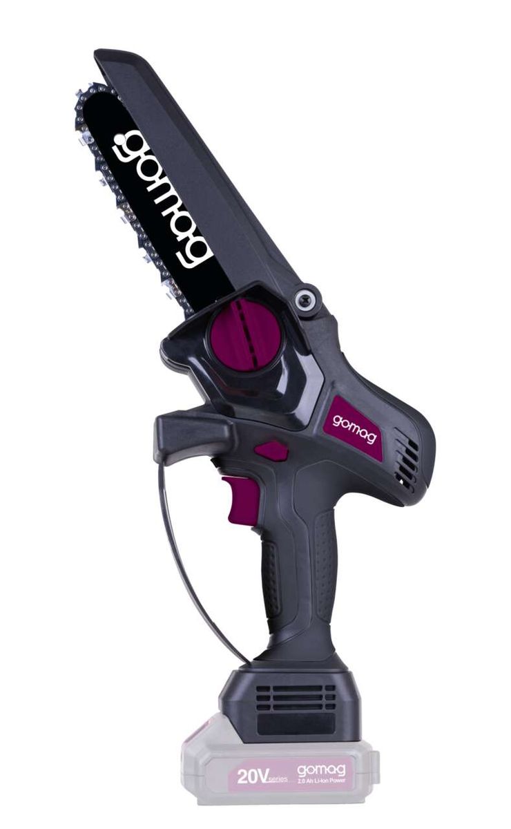 Akku-Gehölzschneider GO-GS150 gomag, Ansicht von der Seite.