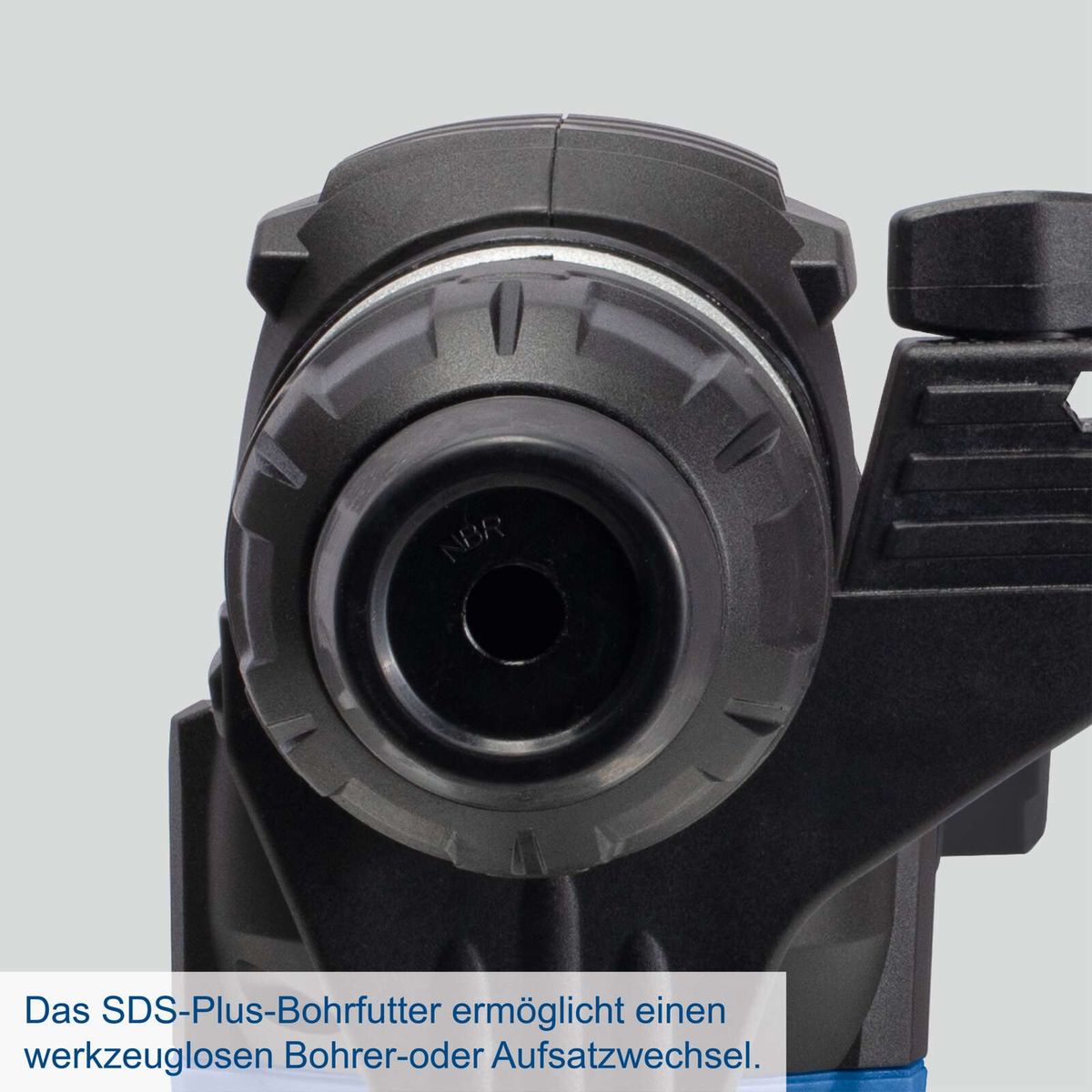 SDS-Plus-Bohrfutter für werkzeuglosen Bohrer- oder Aufsatzwechsel