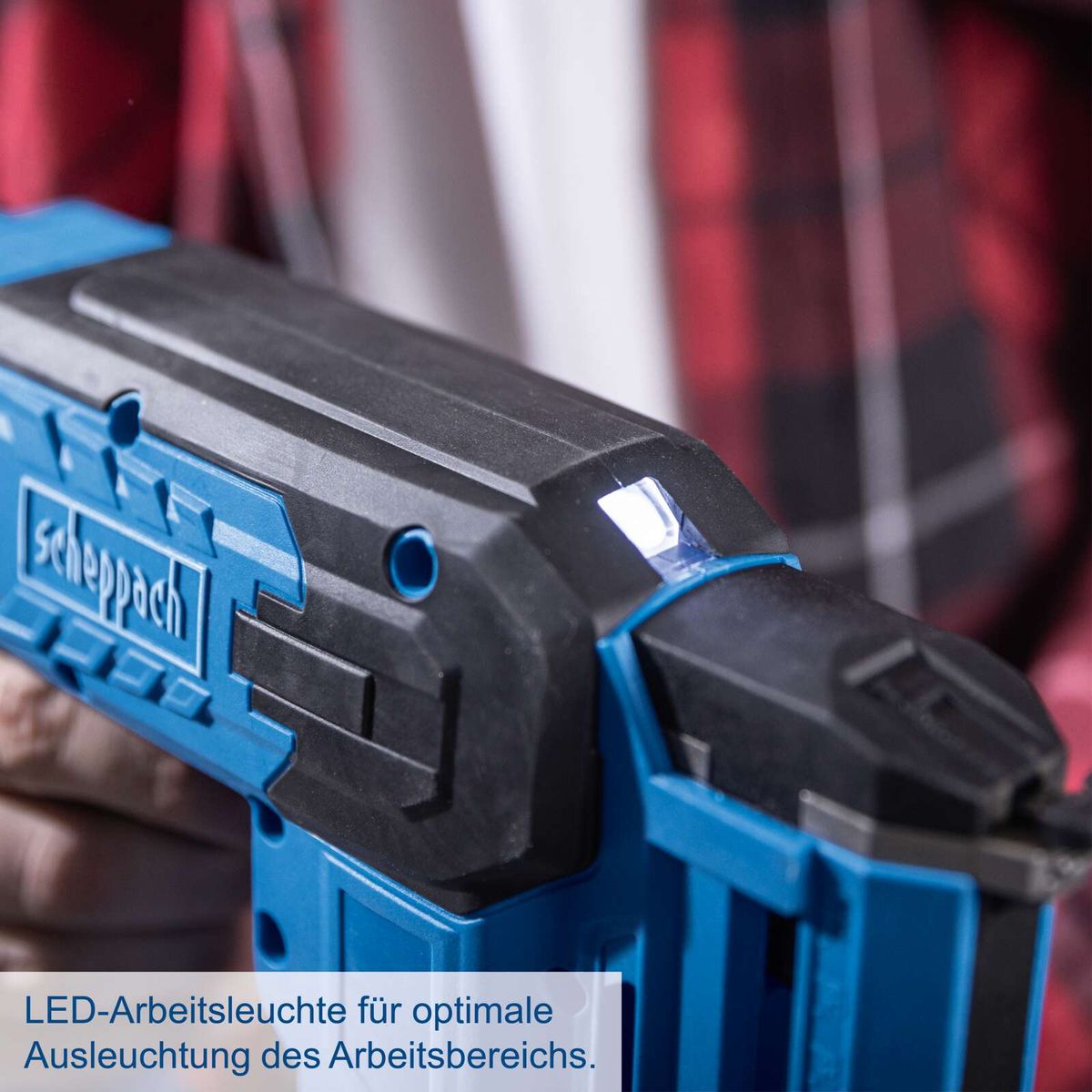  claws and nail gun mit LED-Arbeitsleuchten für präzise Arbeitsbereichsbeleuchtung