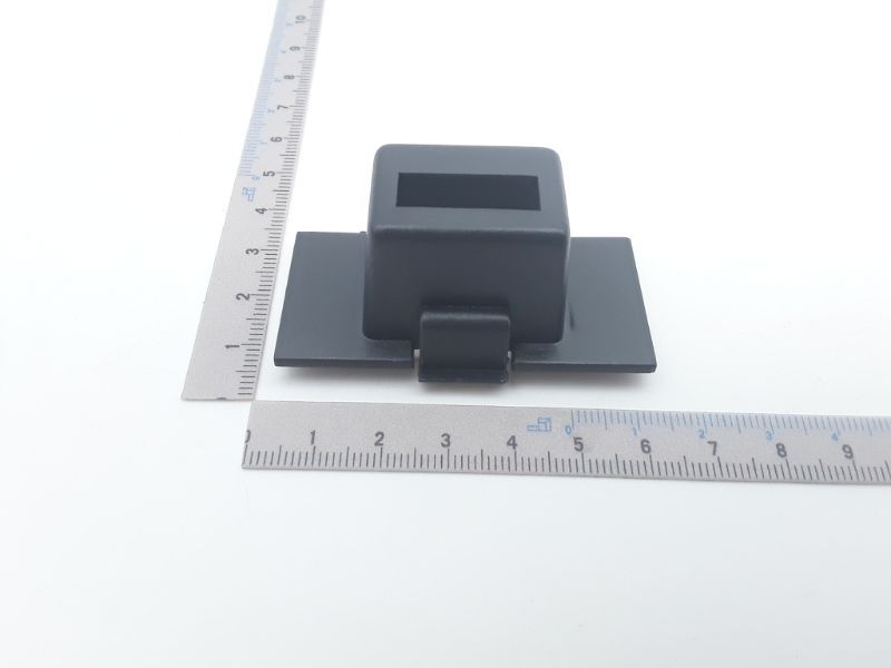 Deckel Batteriefach von Scheppach, Ansicht von oben.