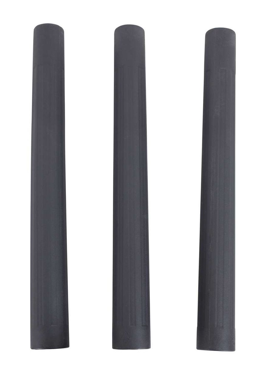 Drei schwarze Scheppach-Werkzeuge mit glatter Oberfläche