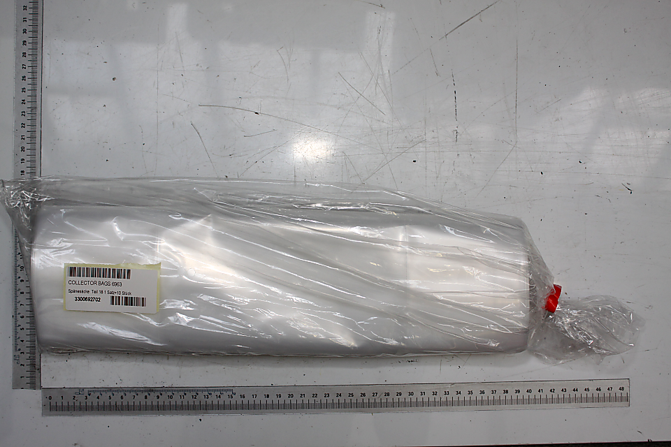 Spänesack für Ø340 mm, transparent, in Packung