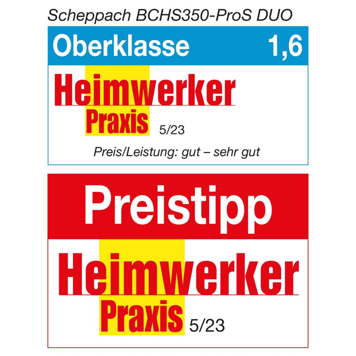 Werbebanner für Scheppach Akku-Kettensäge mit Oberklasse-Bewertung und Heimwerker-Praxis-Tipp (5/2023)