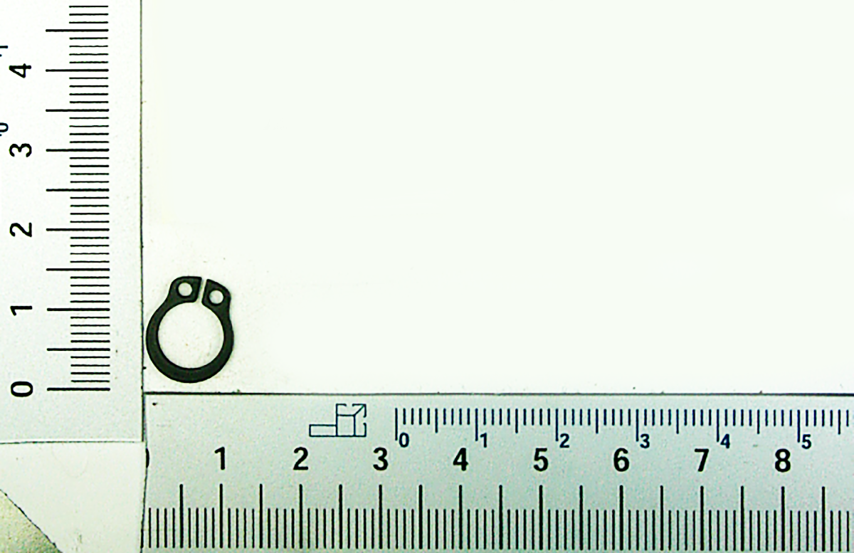 Scheppach-Sicherungsring (Circlip) mit integrierten Bohrungen für Befestigung