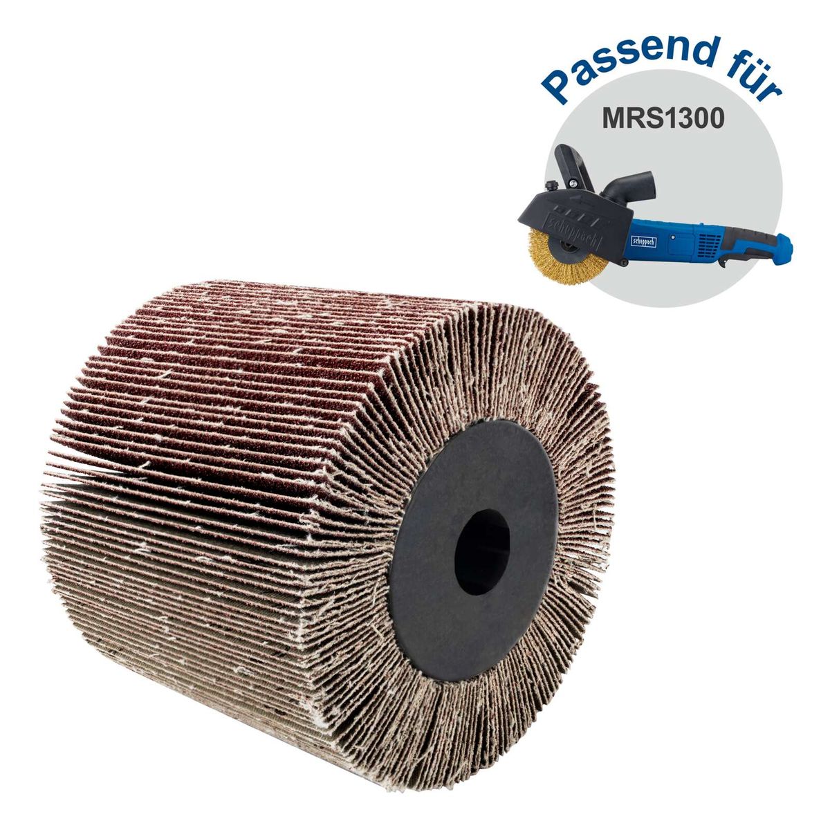 Scheppach-Bürstenrolle für Scheppach-MRS1300 mit texturiertem Bürstenmaterial
