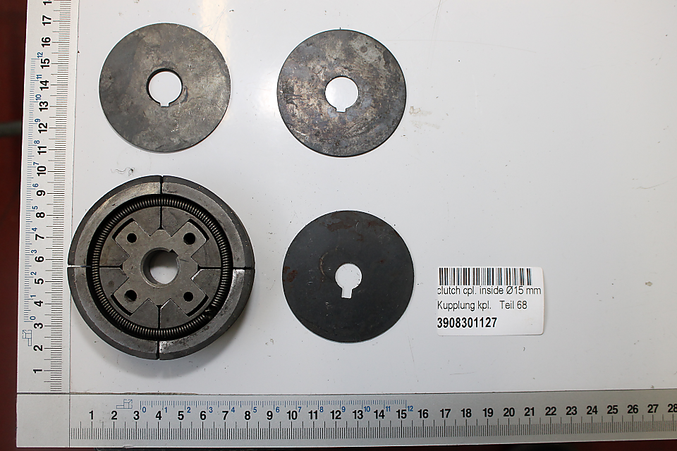 Kupplungsbauteile (Teil 68) mit Innenbohrung Ø15 mm für Scheppach-Produkt