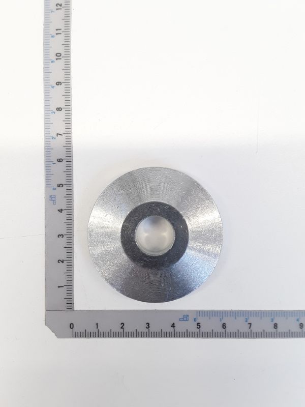 Innere Sägeblattflansch von Scheppach, Ansicht von vorne.