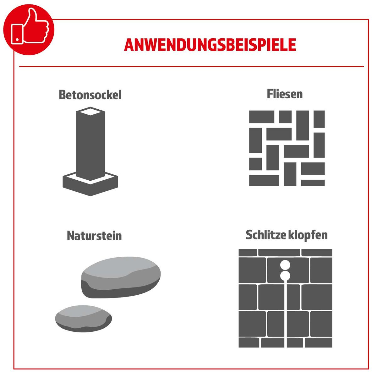 Der Elektro-Abbruchhammer AB1500x Herkules eignet sich für Betonsockel, Fliesen, Naturstein und zum Schlitze klopfen.