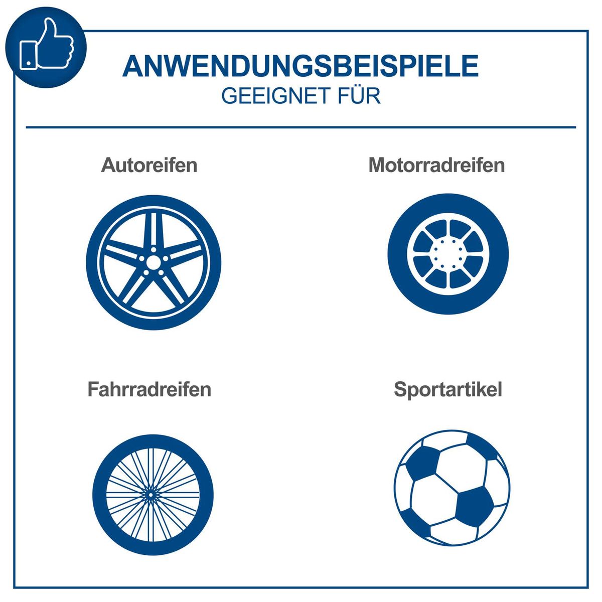 Der Akku-Handkompressor AC10/8V Scheppach eignet sich für Autoreifen, Motorradreifen, Fahrradreifen und Sportartikel. Er verfügt über 5 Betriebsmodi und hat eine Leistung von 8V, 10,3 bar und 2000 mAh.