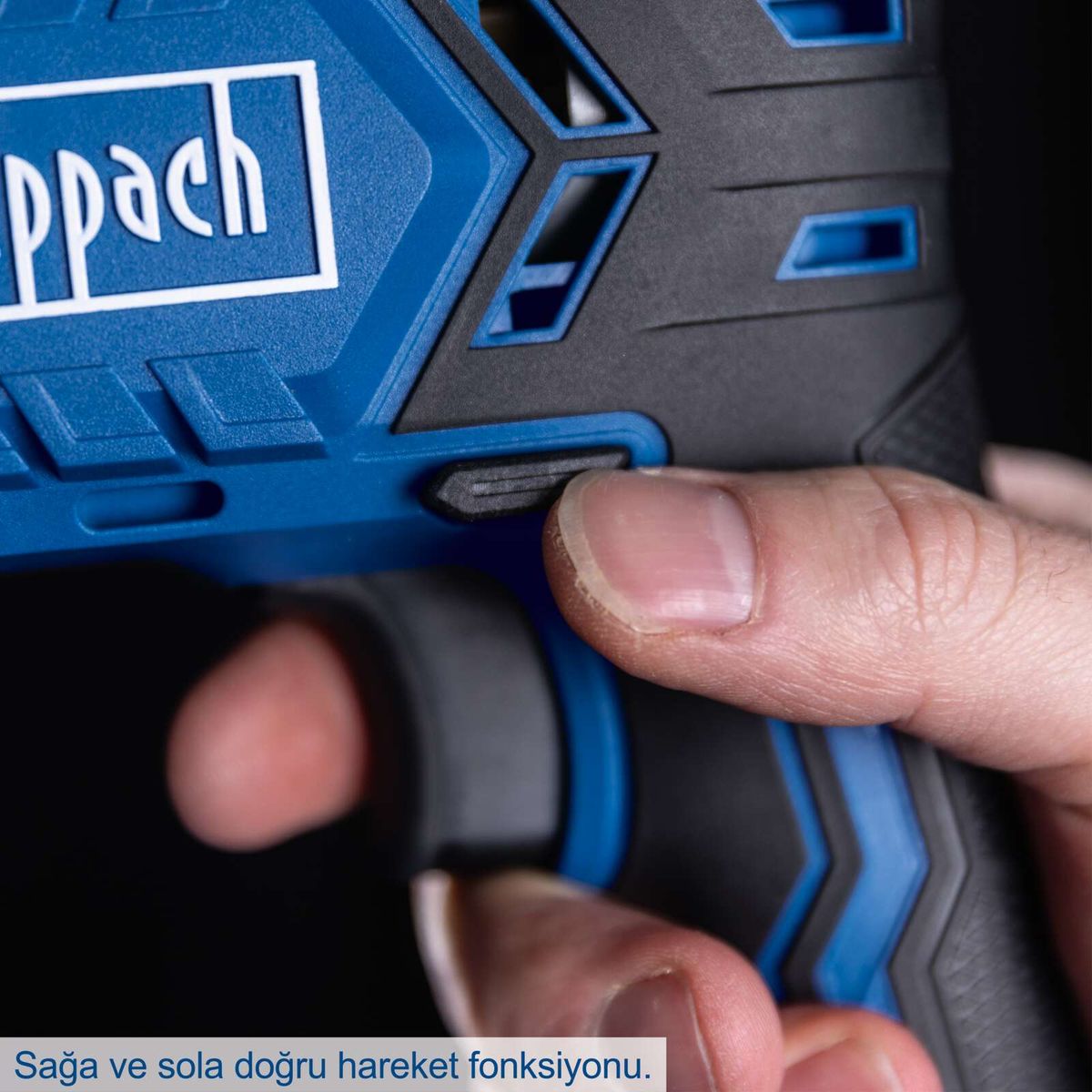 Der Akku-Bohrhammer C-RHD130-X von Scheppach bietet eine Schlagkraft von 1,3J und eine Schlagzahl bis 6000bpm. Er verfügt über eine LED-Leuchte für bessere Sicht bei Arbeiten in dunklen Bereichen. Die Funktion ermöglicht Bewegungen nach links und rechts.