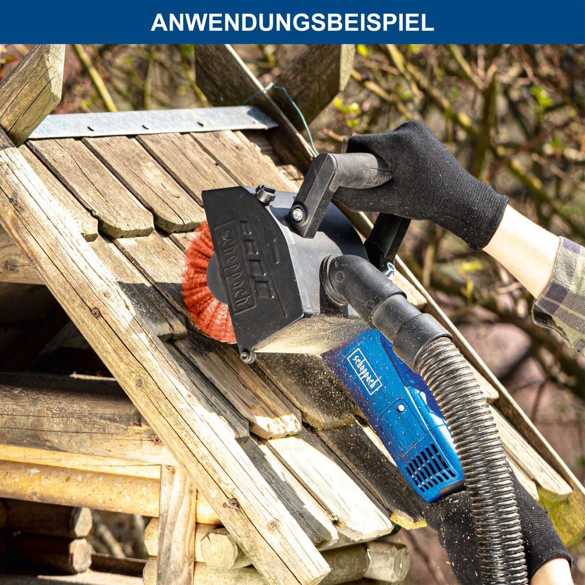 Scheppach-Sägeblatt mit integriertem Führungsprofil für präzise Schnitte