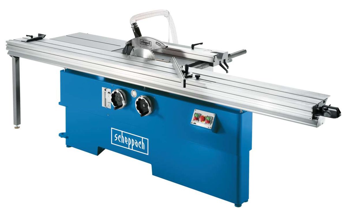 Formatkreissäge Forsa 9.0 von Scheppach, seitliche Ansicht.