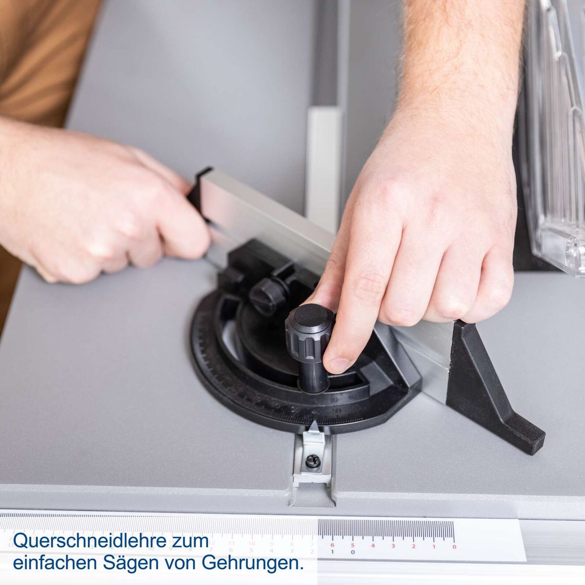 Querschnittsschleifvorrichtung für einfache Säge von Gehrungen