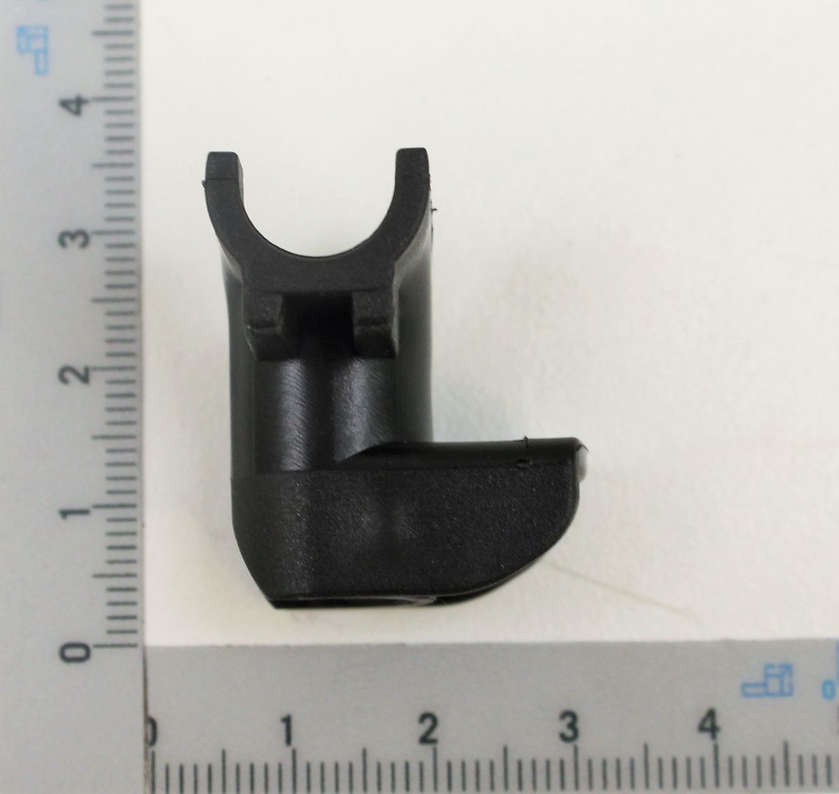 Scheppach-Achslageraufnahme, Kunststoffteil, linksseitig, Detailansicht