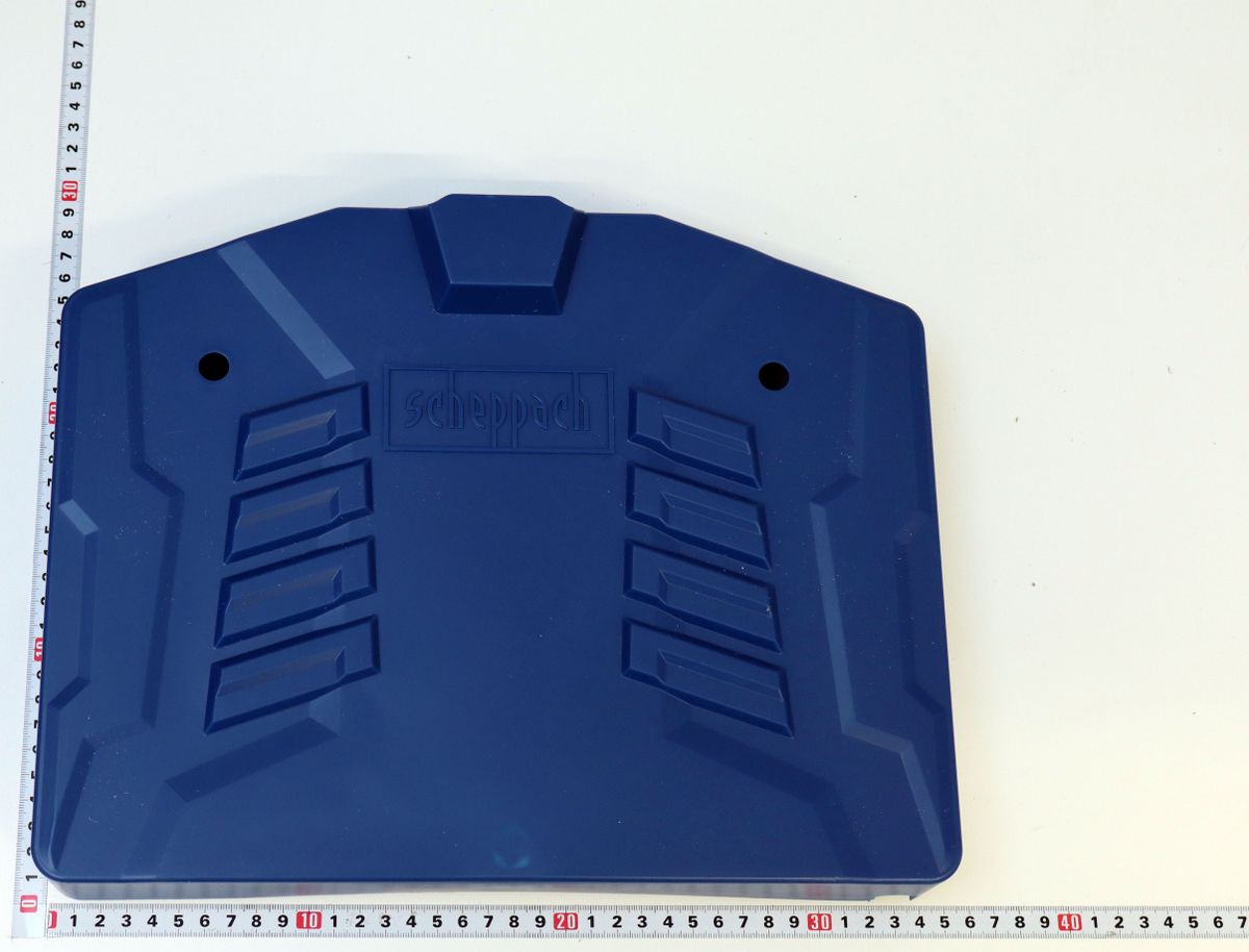 Scheppach Getriebeschutz-Abdeckung mit integrierten Halterungen und Markierungen