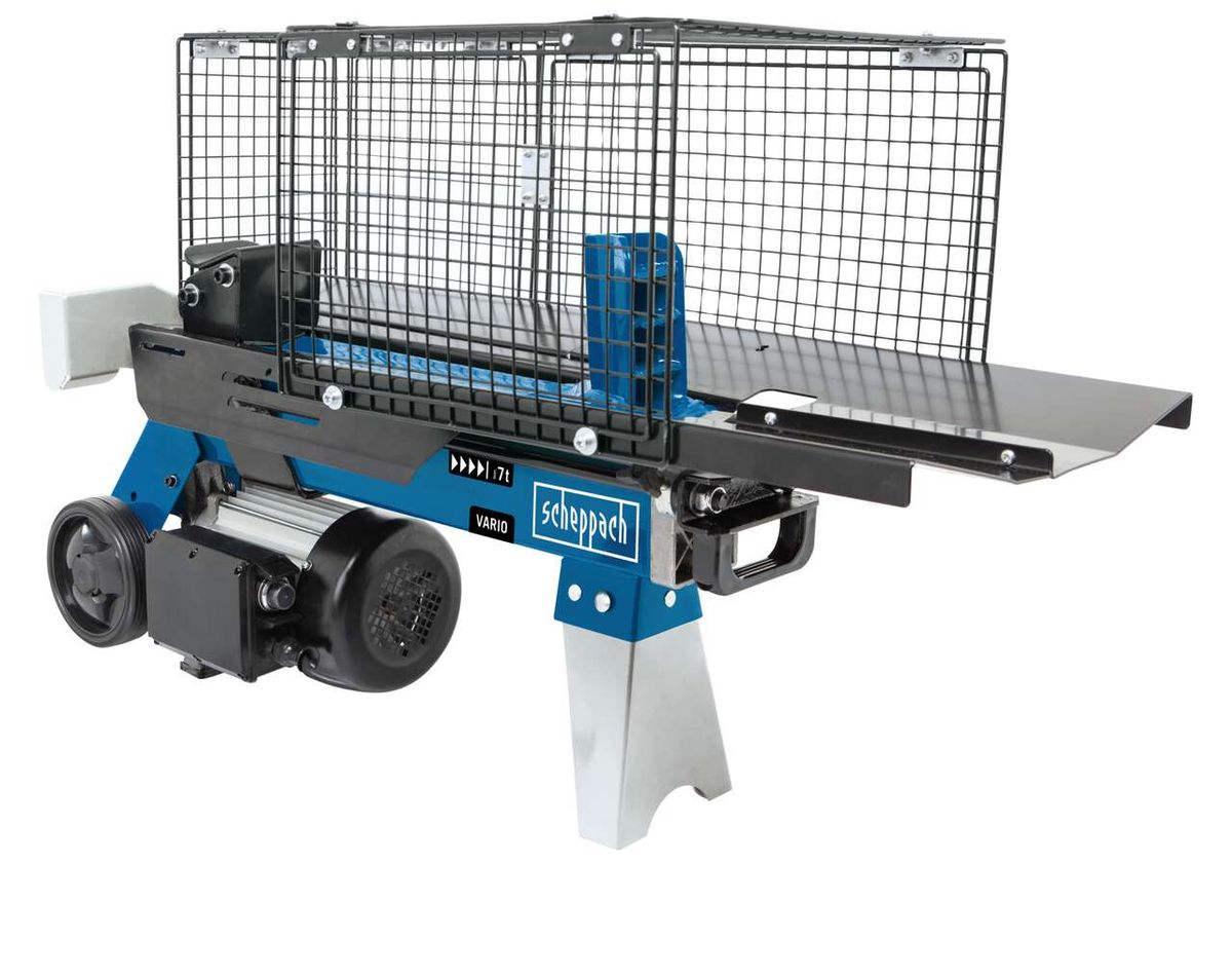 Hydraulischer Holzspalter HL760L von Scheppach, liegend positioniert