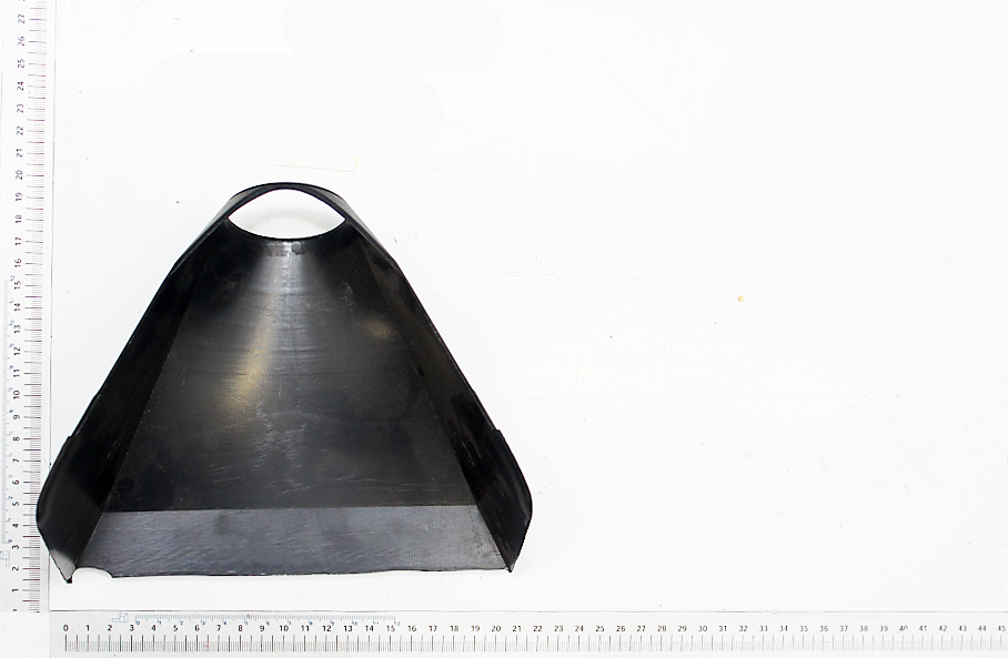 Abdeckung von Scheppach, gezeigt von der Seite auf weißem Hintergrund.